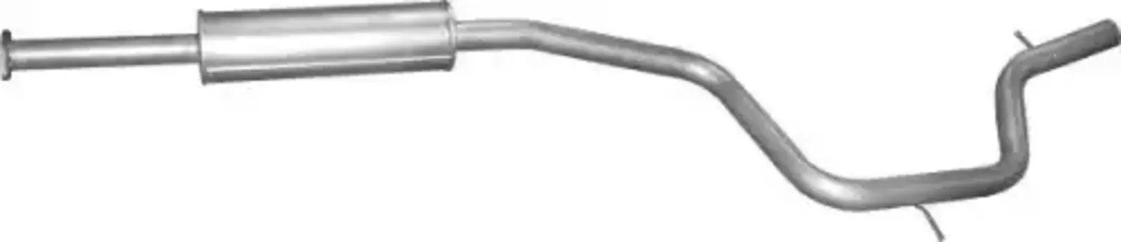 глушитель средняя часть! с резонатором\ Ford Mondeo седан IV (BD) 07-15