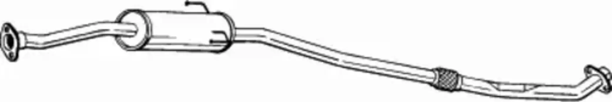 глушитель средняя часть!\ Toyota RAV 4 2.0 VVT-i 00> 291-415 BOSAL