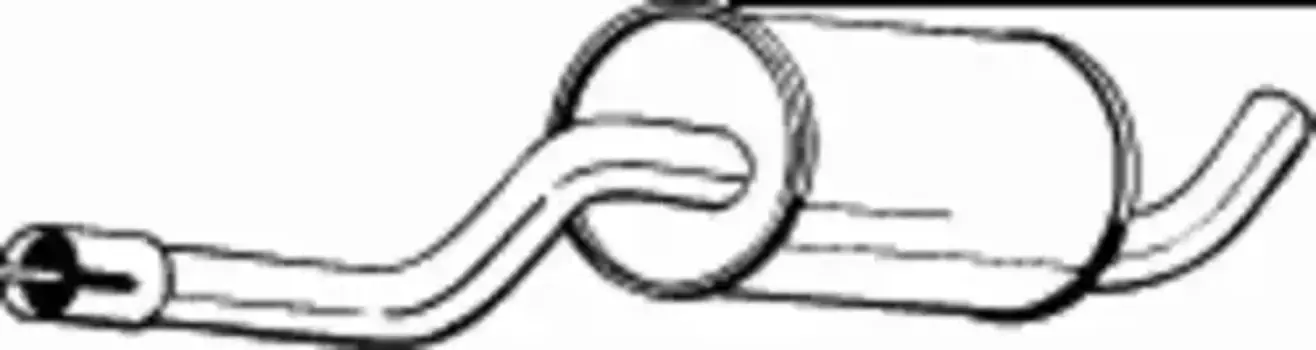 глушитель средняя часть!\ Volvo 740/940 2.0i/2.3i 87-97 235-017 BOSAL