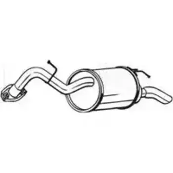 глушитель!\ Toyota Yaris 05> 1.0i EMM 1902 TRIALLI