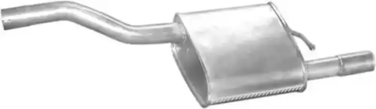 глушитель задн. часть!\ Ford Focus 1.6i-16V, 99-04, 2.0i-16V 98-04 08.30AL POLMOSTROW