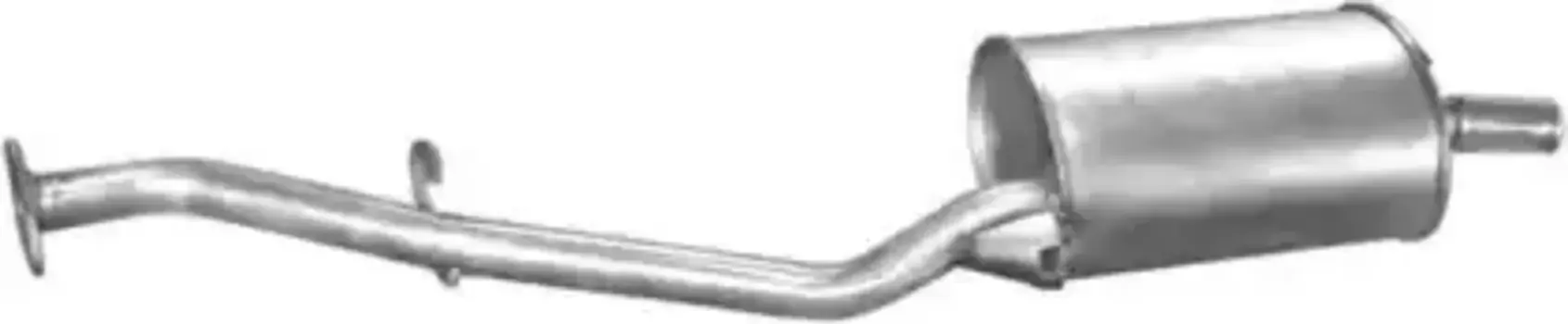 Глушитель задн часть HONDA: ACCORD III Aerodeck 85-89 09.30 POLMOSTROW