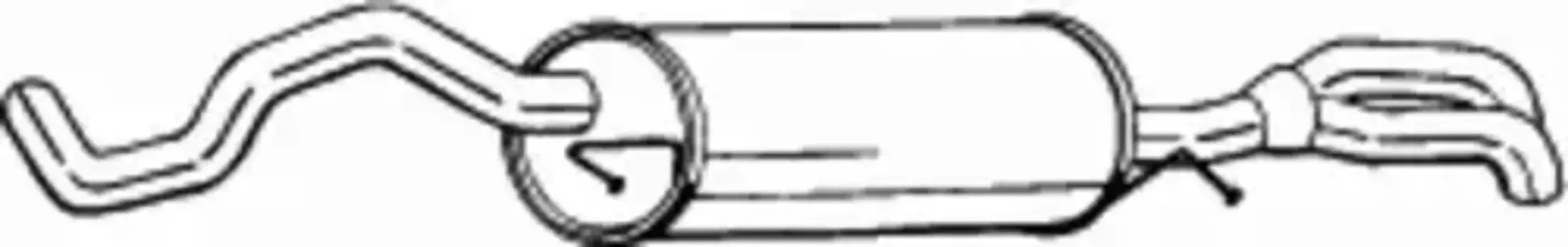 глушитель задняя часть!\ Audi A4 1.9TDi 95-01 282-365 BOSAL