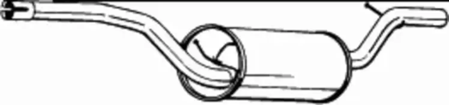 глушитель задняя часть!\ Ford Focus/C-Max 1.4i/1.6i 04-07 278-711 BOSAL