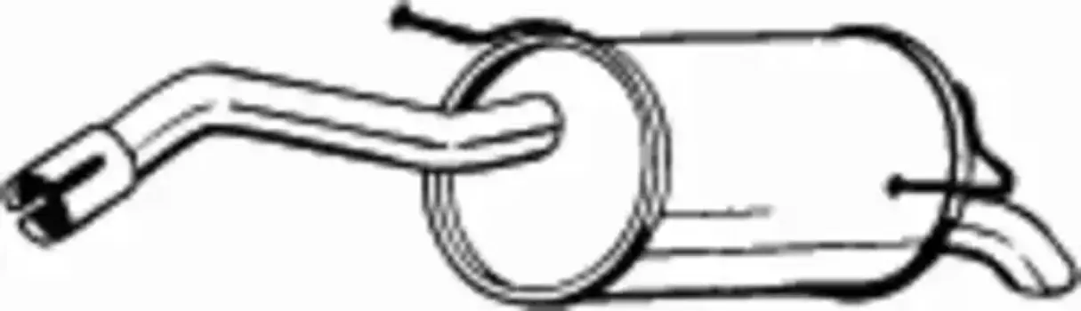 глушитель задняя часть!\ Nissan Micra/Note 1.2i/1.4i 16V 05> 145-125 BOSAL