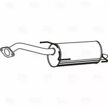 глушитель задняя часть!\ Nissan Tiida 07> EMM 1405 TRIALLI