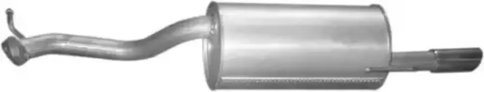 глушитель задняя часть!\Subaru Legacy III 2.0/Outback Sport 2.5 98-03 46.07 POLMOSTROW