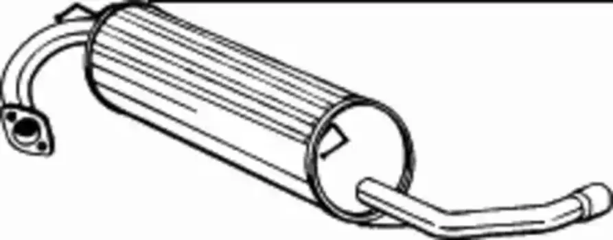 глушитель задняя часть!\ Toyota RAV 4 2.0i 16V 4WD 97-00 278-839 BOSAL