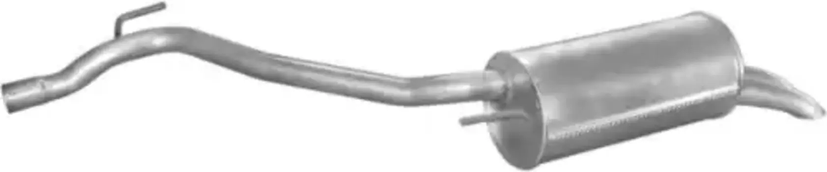 глушитель задняя часть!\ VW T4 1.9TD/2.4D 96-03 30.237AL POLMOSTROW