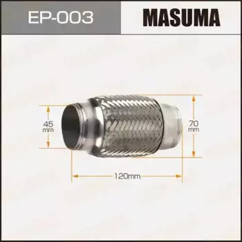 Гофра глушителя MASUMA EP-003