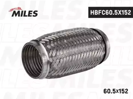 Гофра глушителя MILES HBFC60.5X152