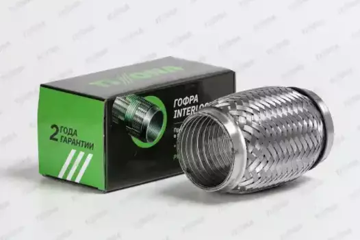 гофра глушителя с металлорукавом! универсальная\ D60хL120