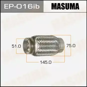 Гофра глушителя MASUMA EP-016IB