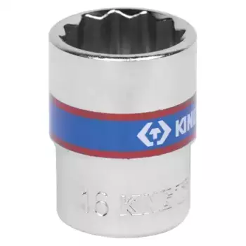 ГОЛОВКА ТОРЦЕВАЯ СТАНДАРТНАЯ ДВЕНАДЦАТИГРАННАЯ 3/8", 16 ММ 333016M KING TONY