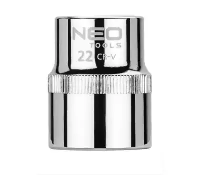 головка! 6-гран, 1/2', 22 мм, CrV\ 08-022 NEO