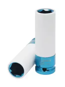 головка глубокая! для литых дисков с защитным кожухом 17мм, 1/2'', на пласт. держ.\ RF-4458517C ROCK FORCE