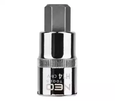 головка с битой шестигранник! 1/2', H14 x 55 мм, CrV\ 08-776 NEO