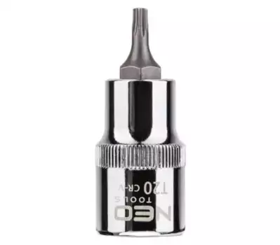 головка с битой Torx! 1/2', T20 x 55 мм, CrV\ 08-750 NEO