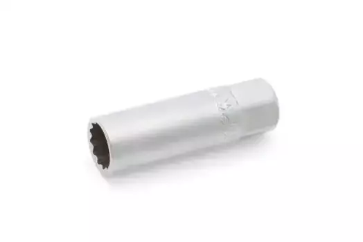 головка свечная! 12-гранная с резиновой вставкой 14мм 3/8'\ 612614 ДЕЛО ТЕХНИКИ