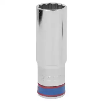 головка торцевая! глубокая двенадцатигранная 1/2'', 19 мм KING TONY\ 423019M