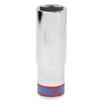 головка торцевая! глубокая шестигранная 1/2', 19 мм\ 423519M KING TONY