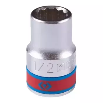 головка торцевая! стандартная двенадцатигранная 1/2', 1/2', дюймовая\ 433016S KING TONY