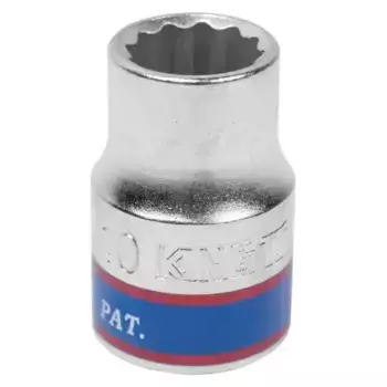 головка торцевая! стандартная двенадцатигранная 3/8', 10 мм\ 333010M KING TONY