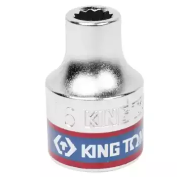головка торцевая! стандартная двенадцатигранная 3/8'', 8 мм\ 333008M KING TONY