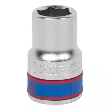 головка торцевая! стандартная шестигранная 1/2', 13 мм\ 433513M KING TONY