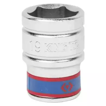 головка торцевая! стандартная шестигранная 1/2', 19 мм\ 433519M KING TONY