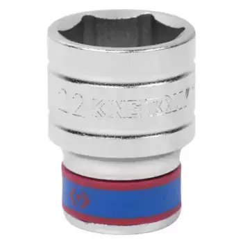 головка торцевая! стандартная шестигранная 1/2', 22 мм\ 433522M KING TONY