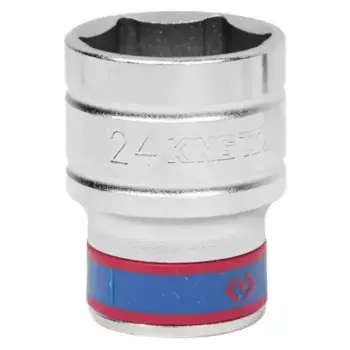 головка торцевая! стандартная шестигранная 1/2', 24 мм\ 433524M KING TONY