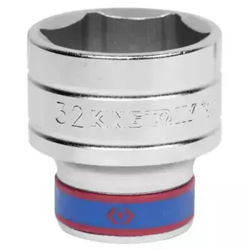 головка торцевая! стандартная шестигранная 1/2', 32 мм\ 433532M KING TONY