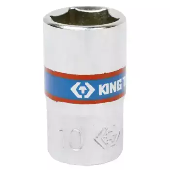 головка торцевая! стандартная шестигранная 1/4', 10 мм\ 233510M KING TONY