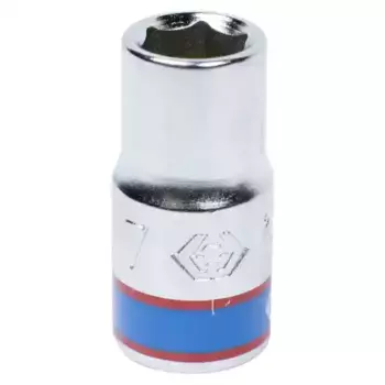 головка торцевая! стандартная шестигранная 1/4', 7 мм\ 233507M KING TONY