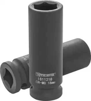 головка торцевая ударная глубокая! 1/2''DR 18мм\ IS11218 THORVIK