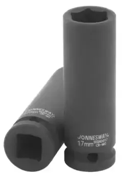 головка торцевая! ударная глубокая 1/2''DR, 17мм\ S03AD4117 JONNESWAY