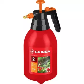 GRINDA PS-2 опрыскиватель 2 л, ручной, помповый, колба из полиэтилена, 425053, Grinda