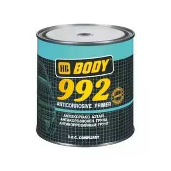 грунт! BODY 992 1К быстросохн.антикоррозионный на основе алкидной смолы корич.1кг\ 9920900001