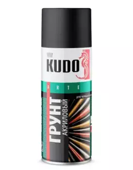 грунт! универсальный акриловый черный 520 мл\ KU-2103 KUDO