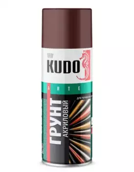 грунт! универсальный акриловый красно-коричневый 520 мл\ KU-2102 KUDO