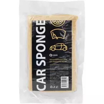 Губка для мытья автомобиля GRASS IT-0660 пенополиуретан кирпич 1 шт.