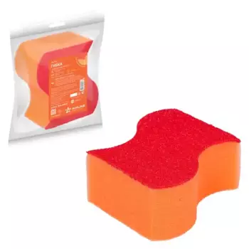 Губка для мытья автомобиля AIRLINE AB-T-06 пенополиуретан волна 1 шт.