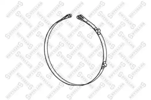 Хомут глушителя STELLOX 82-01090-SX