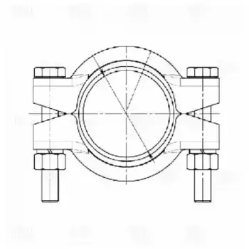Хомут глушителя TRIALLI TCLP 45