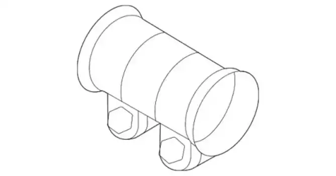 Хомут глушителя VAG 8W0253141
