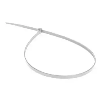 хомут-стяжка! нейлоновая 2.5х200мм белый (100шт.) NT2520-100W\ A85158S AVS