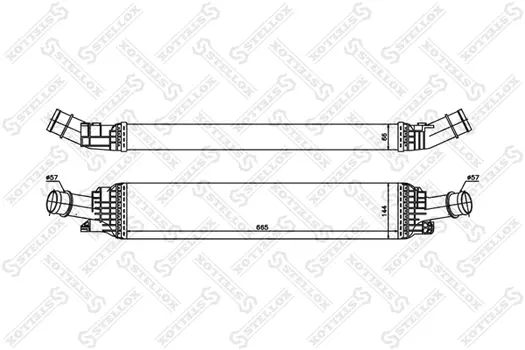 Интеркулер STELLOX 10-40184-SX