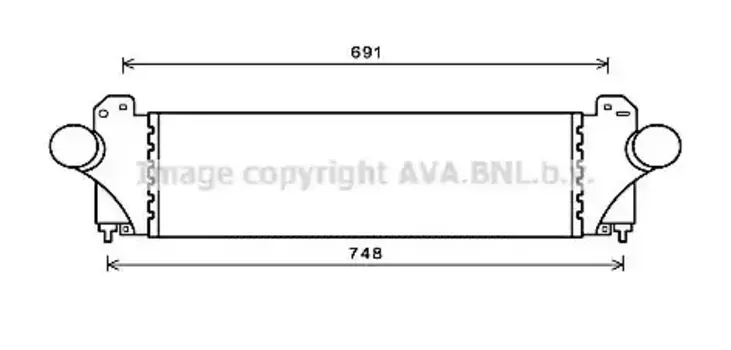 Интеркулер AVA IV4129