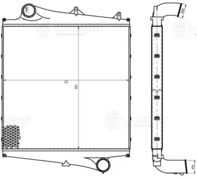 Интеркулер LUZAR LRIC 1013